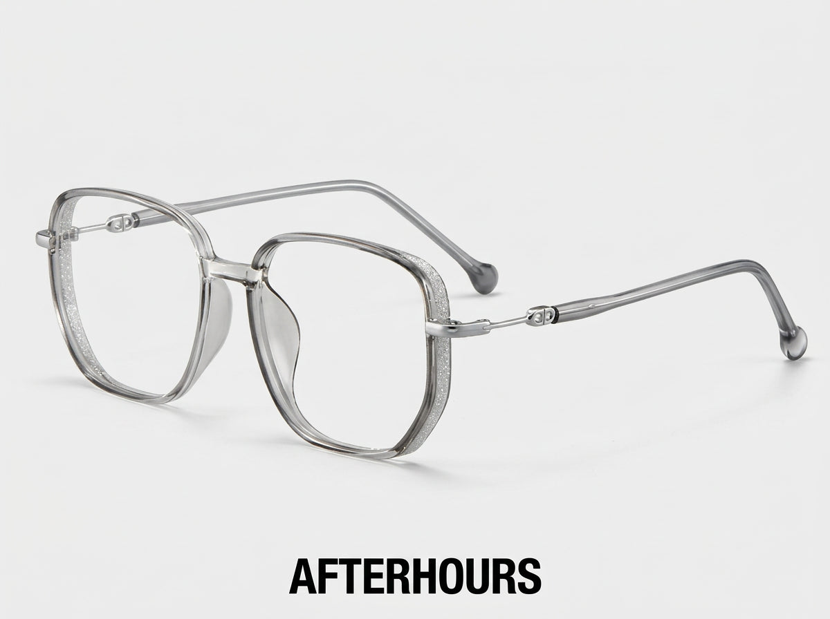 Coffee Shop glasses - angle view