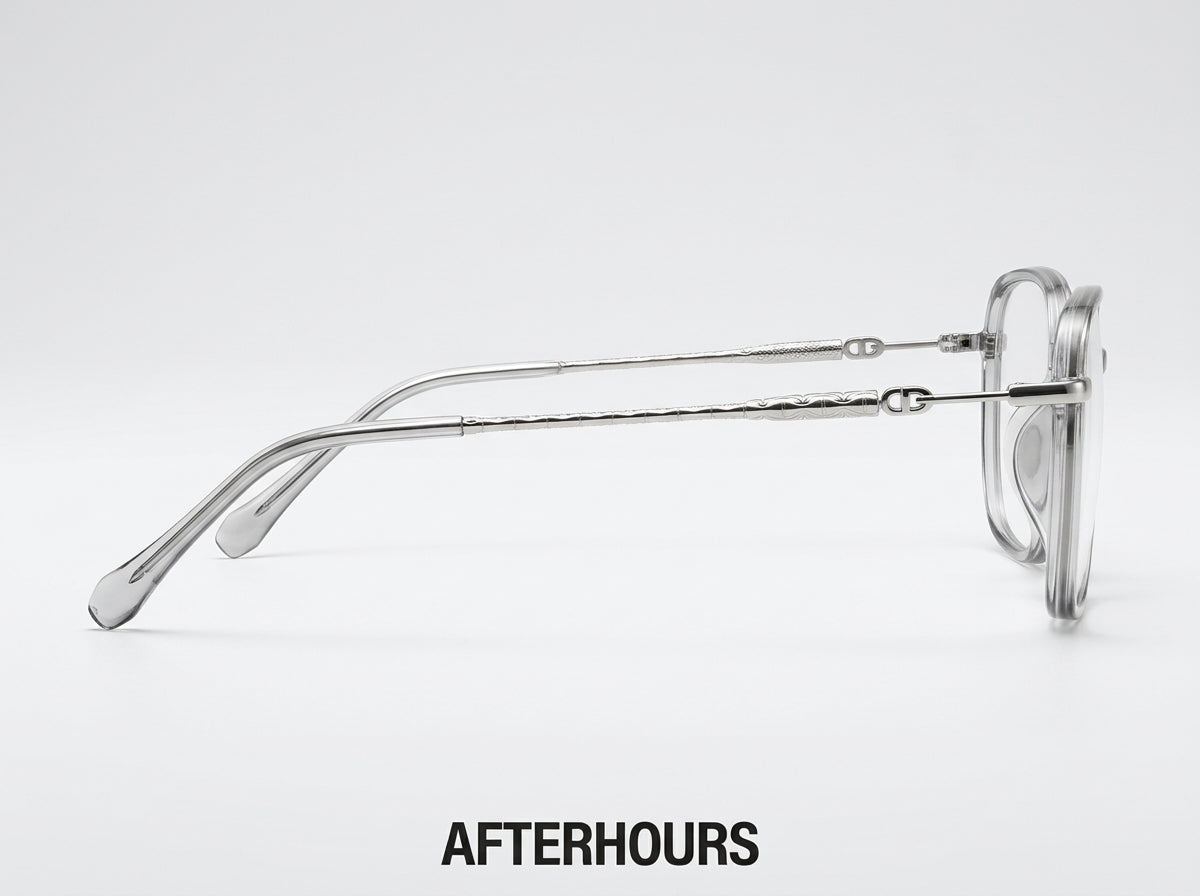 Coffee Shop glasses - side view