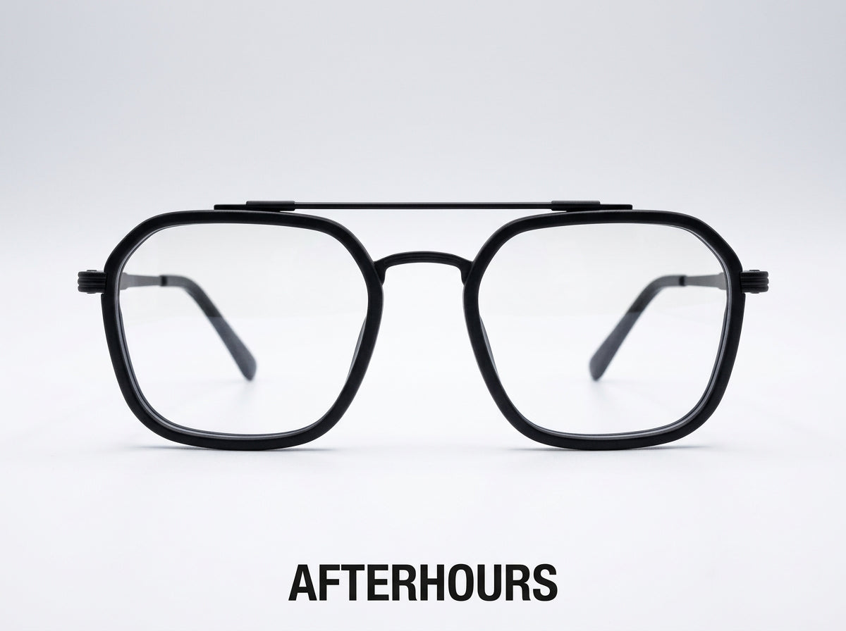 Trendsetters Black Aviator Front